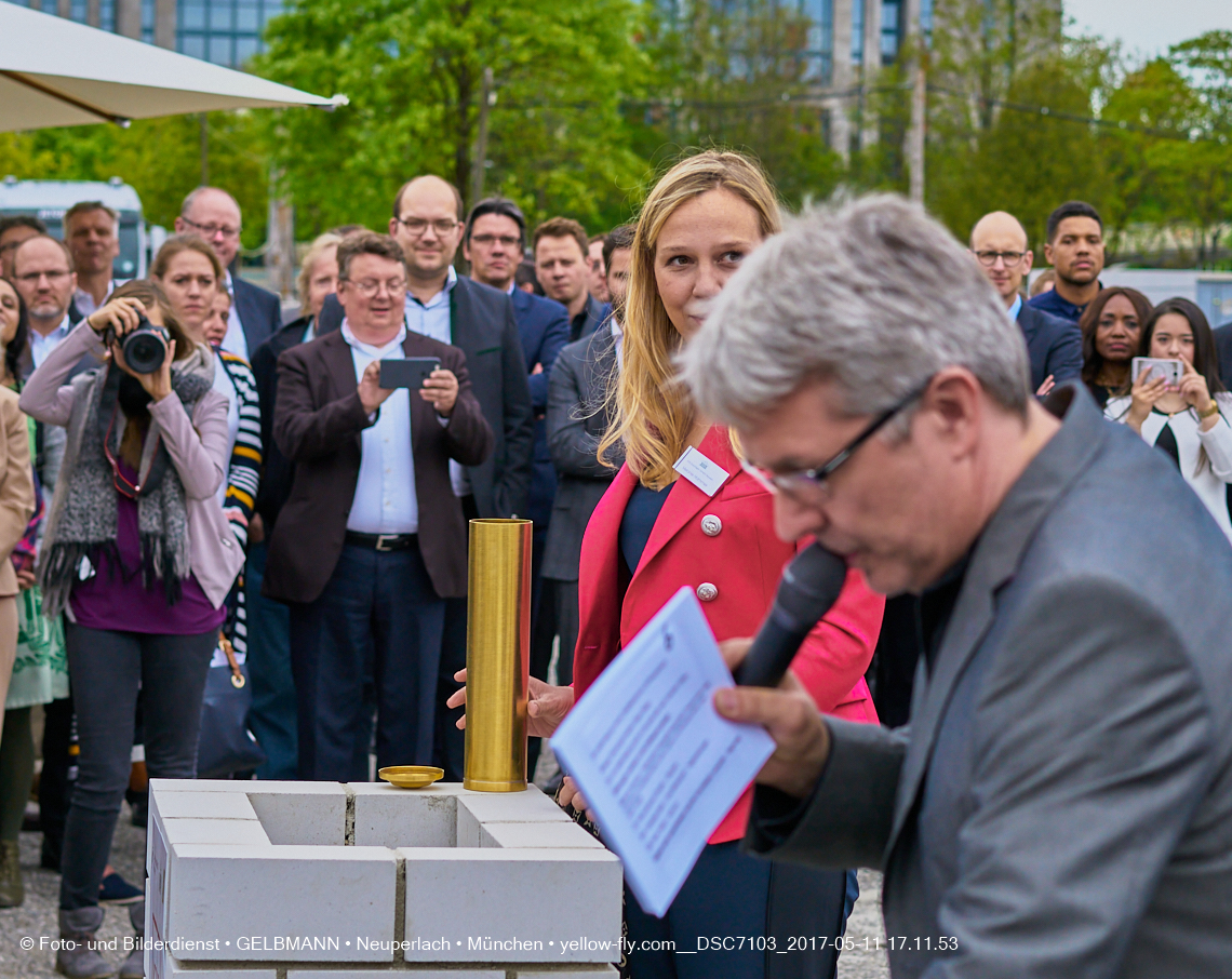 11. Mai 2017 - Grundsteinlegung für die LOGE und dem Kulturquadrat in Neuperlach